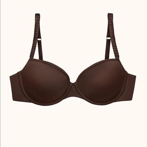 ThirdLove 24/7 Classic T-Shirt bra in brown/espresso color size 34B